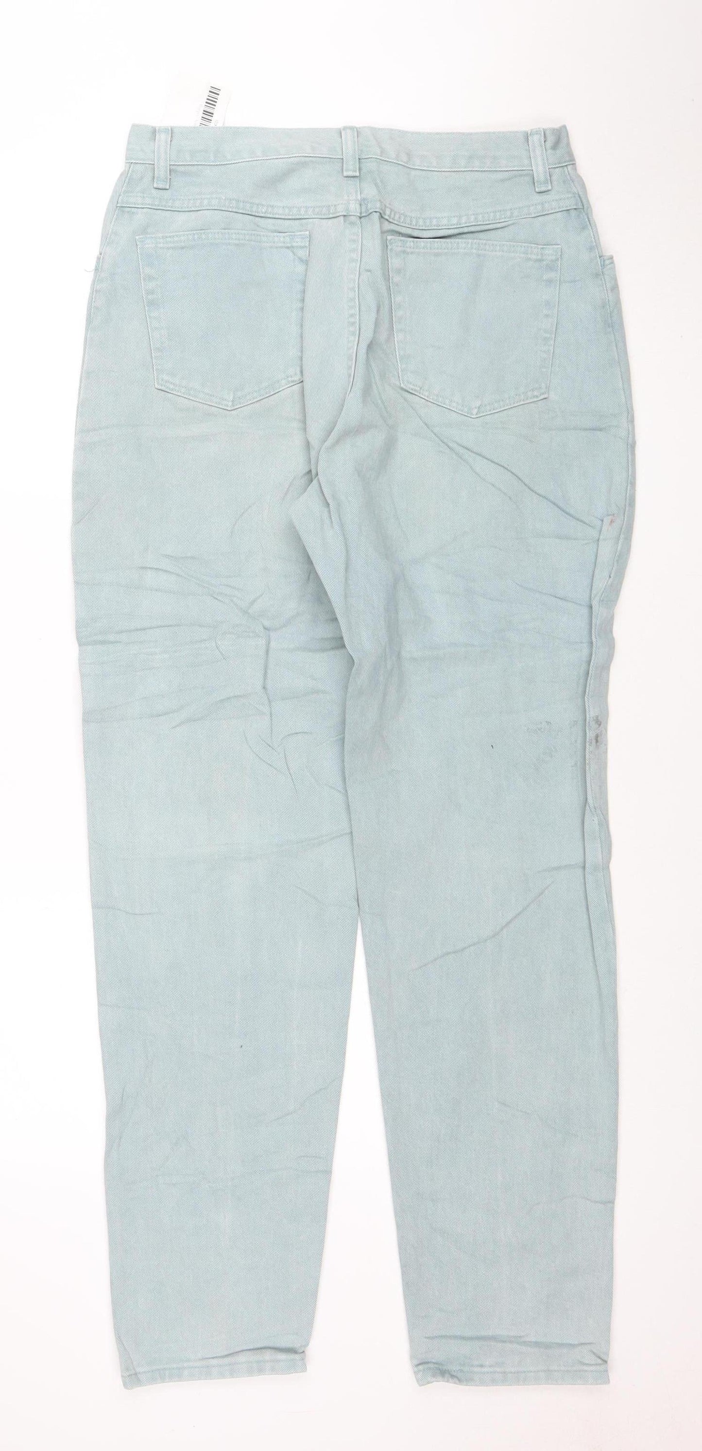 Wrangler Women’s Blue 14 Straight Leg Denim Jeans 32L 100% Cotton