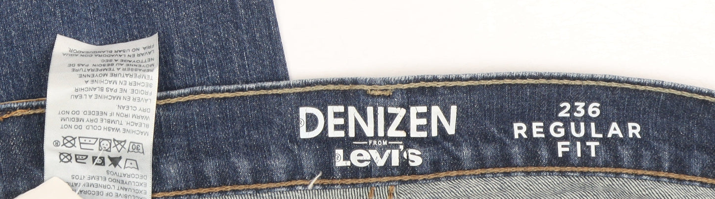 Denizen from Levi’s Men Blue 33W 32L Regular Fit Straight Jeans