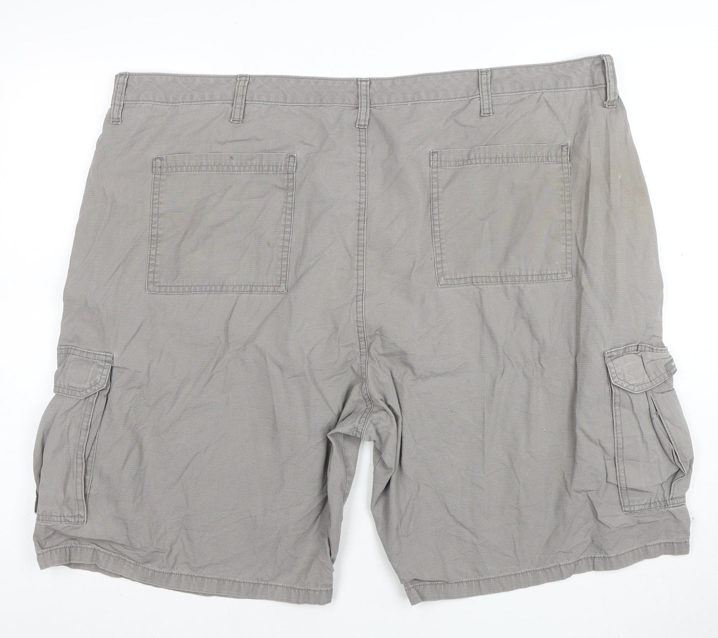 Wrangler Men’s Grey Cotton Cargo Shorts Size 46 Regular Fit