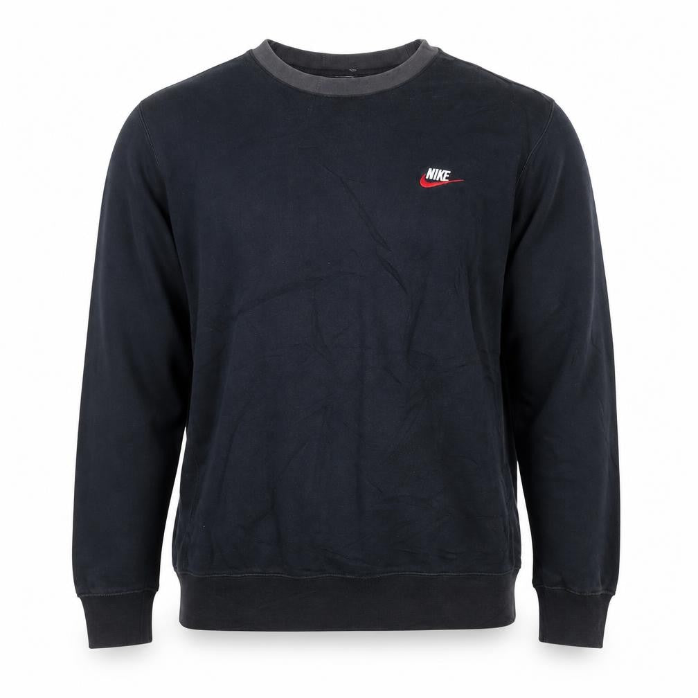 Nike Men's Black L Pullover Fleece Sweatshirt with Logo