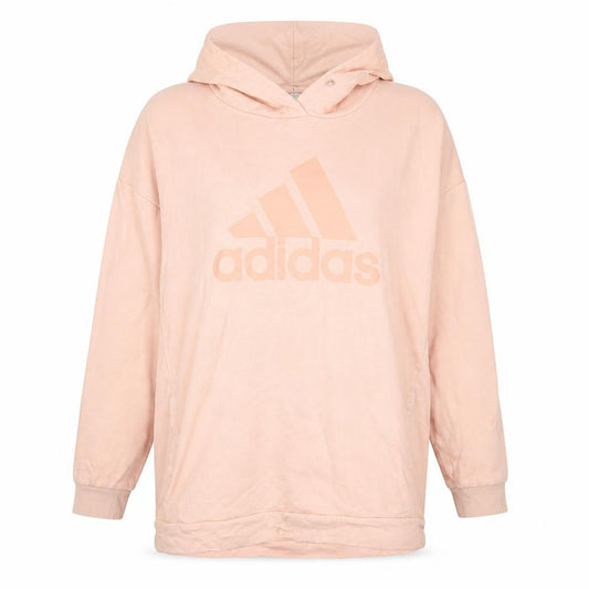 Adidas Women’s Pink XL Pullover Hoodie Sweatshirt with Logo