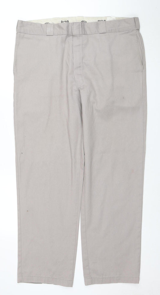 Dickies Men's Beige 874 Original Fit Work Chino Trousers 40x32