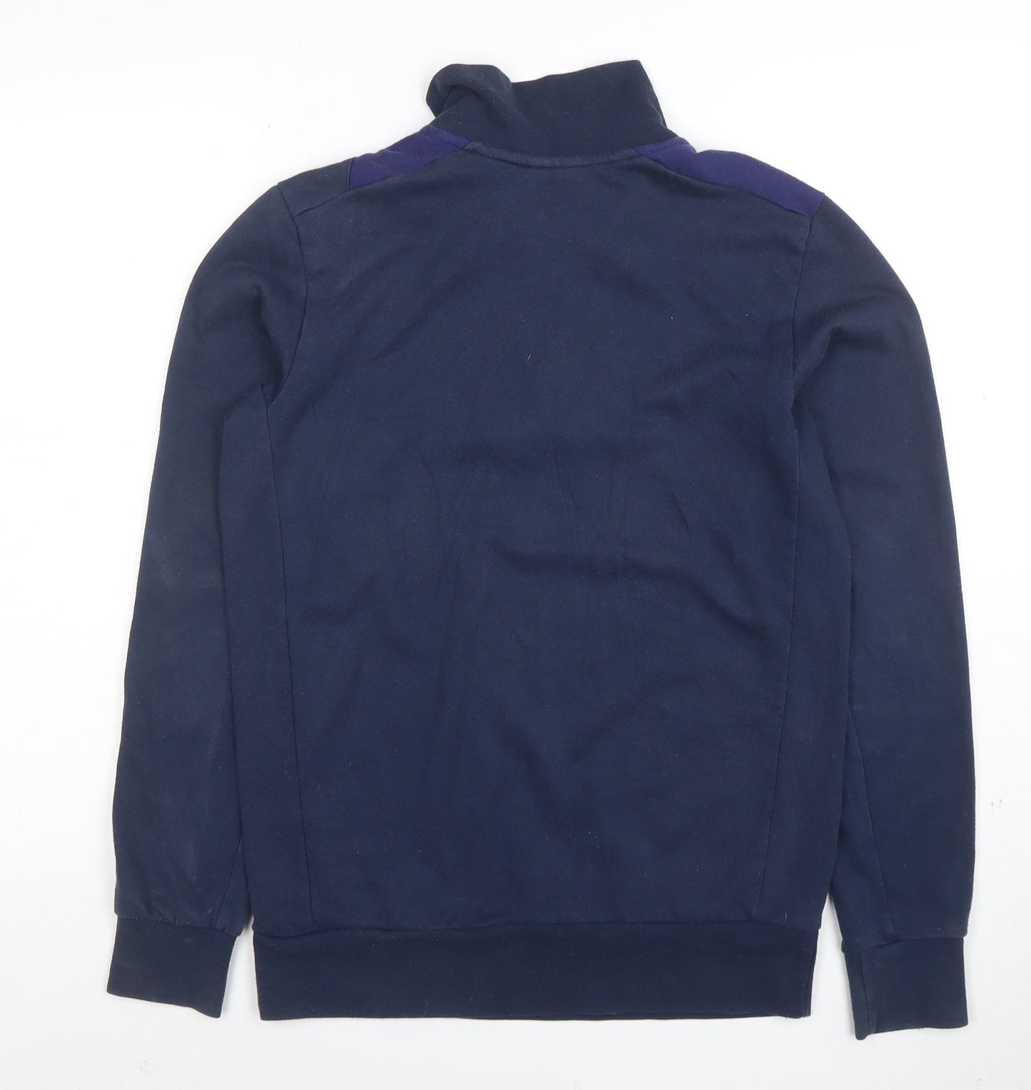 Umbro Men's Blue 1/4 Zip Sports Sweatshirt Size S