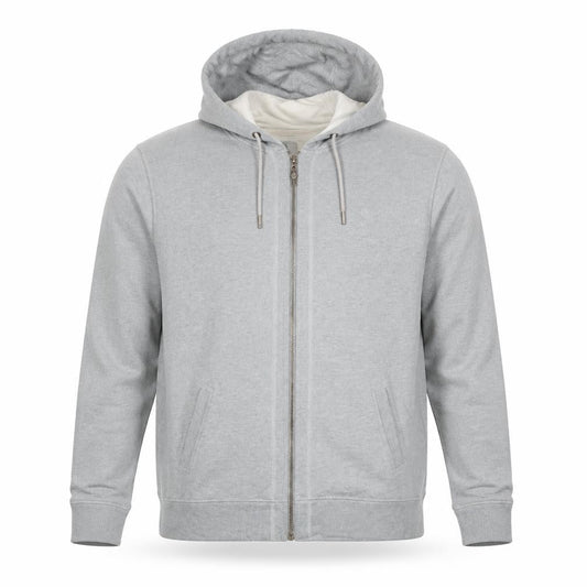 Timberland Mens Grey 2XL Full Zip Regular Fit Hoodie