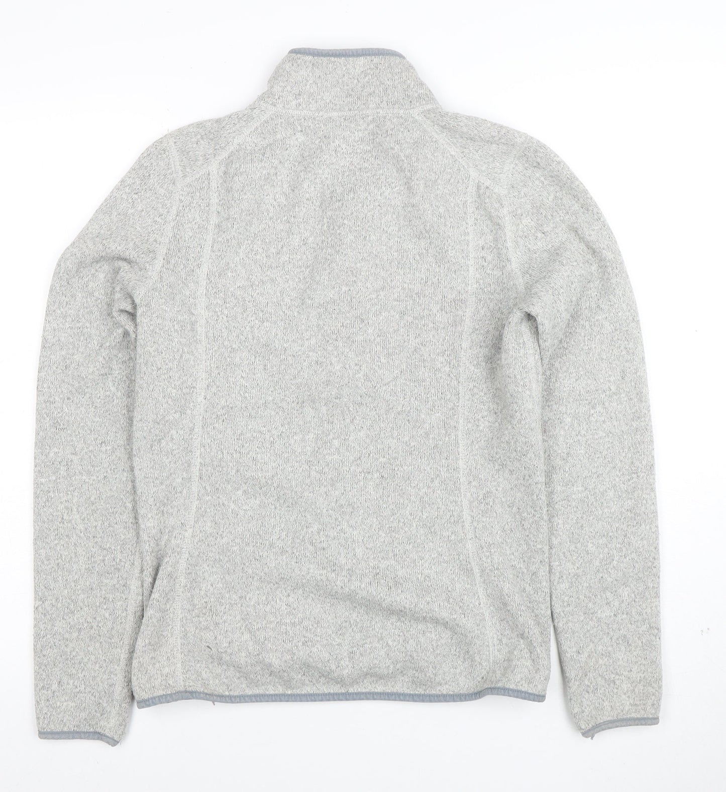 The North Face Women's Grey Fleece Full Zip Jacket Size S