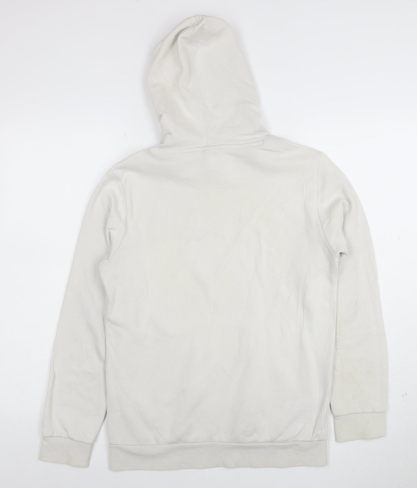 Champion Teens Beige Pullover Hoodie XL Graphic Print Cotton Blend