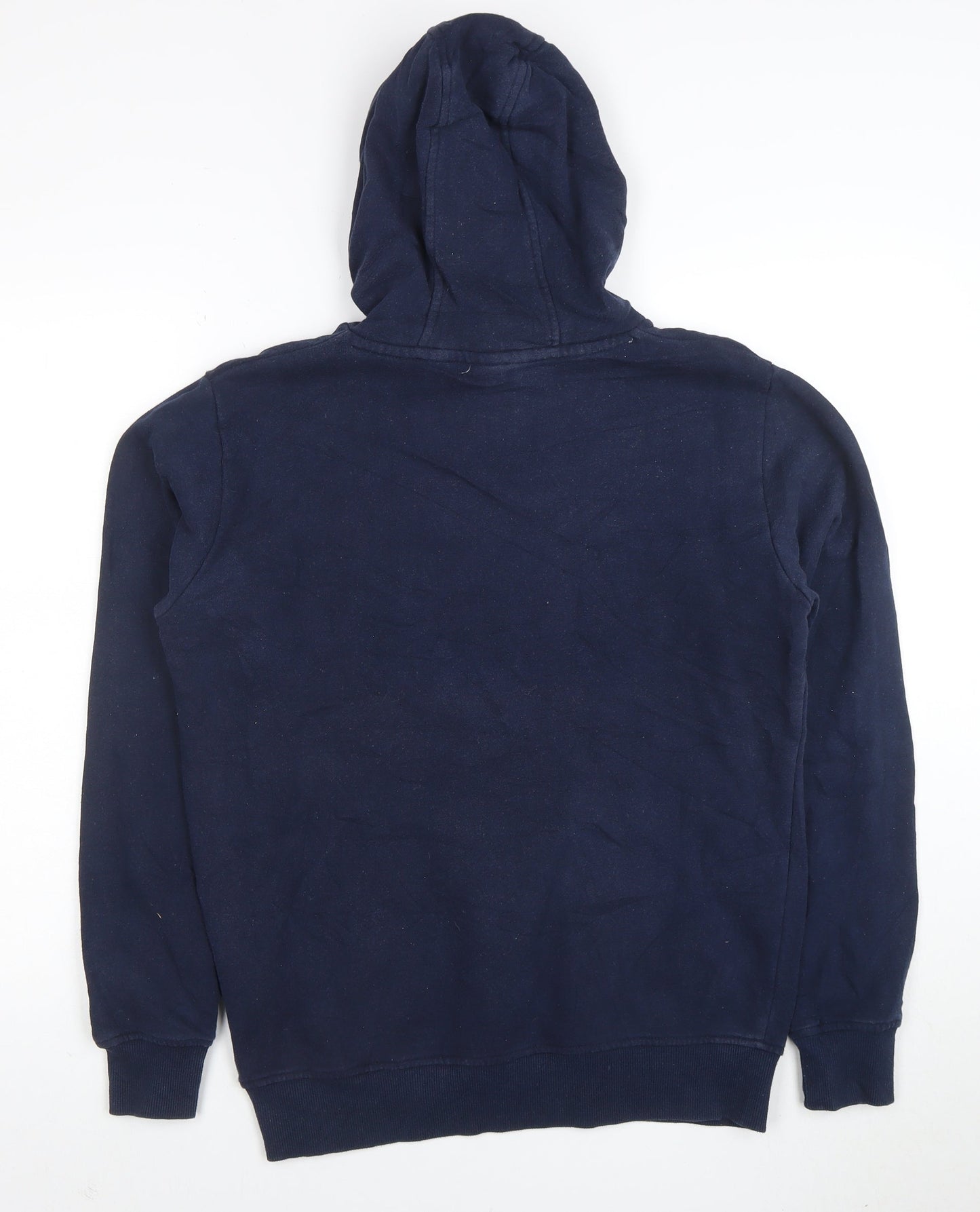 Ellesse Women's Navy Blue Pullover Hoodie UK 12 Cotton Blend Logo Sport Style
