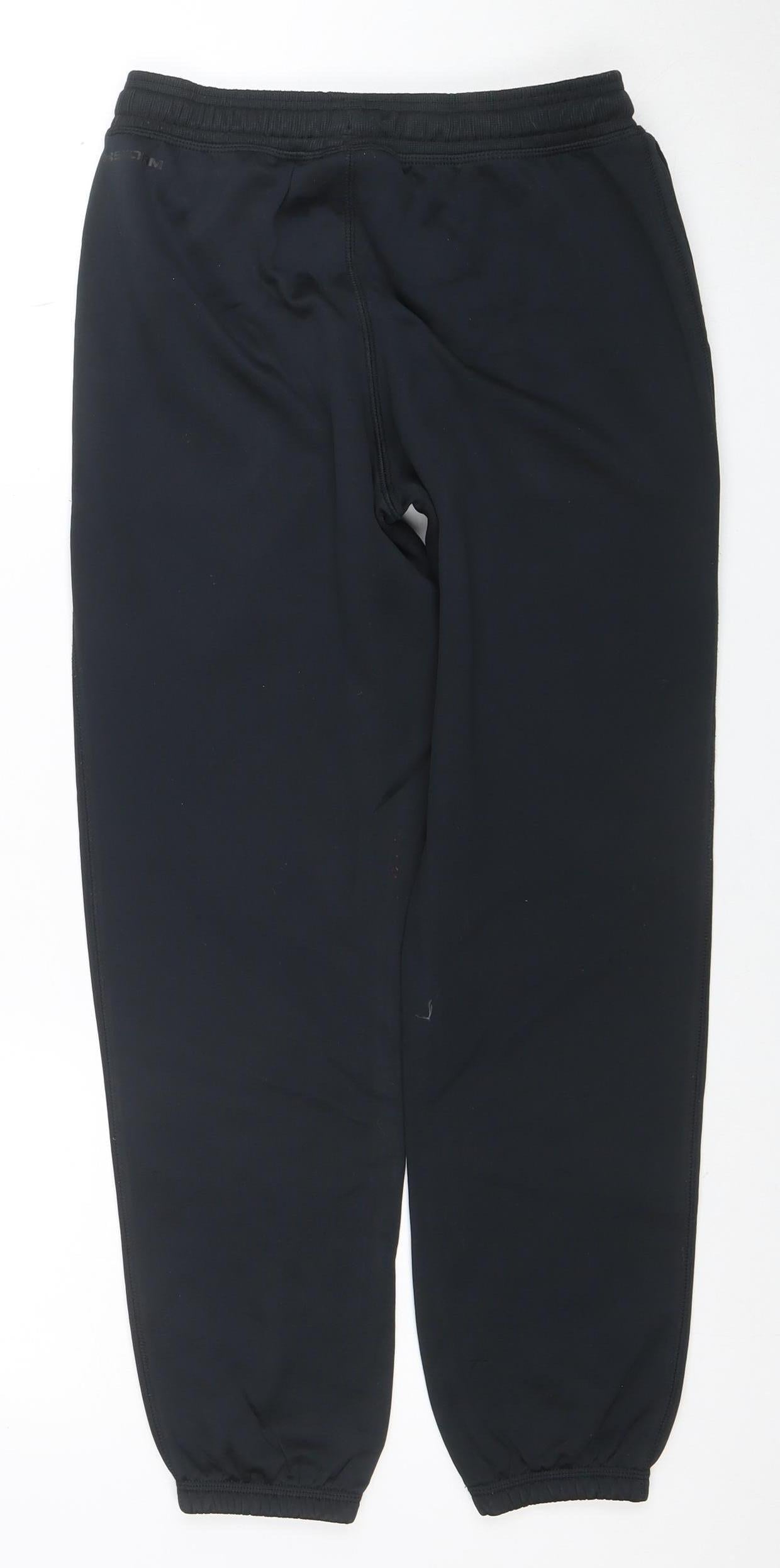 Under Armour Boys Black Jogger Activewear Trousers 14 Years Moisture Wicking
