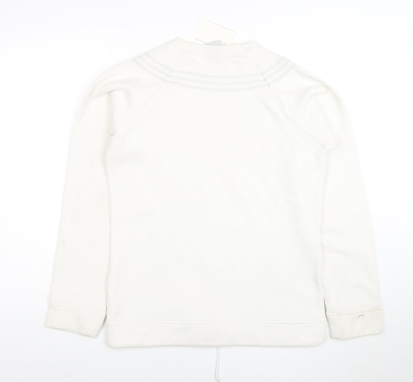 Adidas Men's White Regular Fit Pullover Sweatshirt M