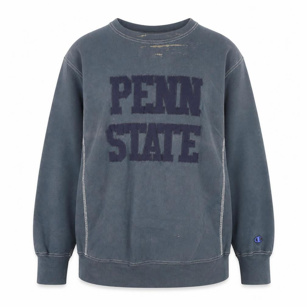 Champion Women's Blue Penn State Reverse Weave Pullover Sweatshirt XL