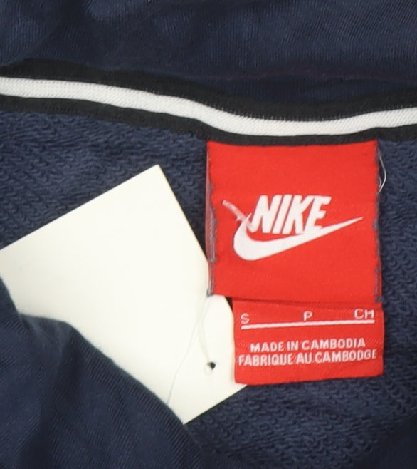 Nike Women's Navy Blue Pullover Hoodie Sweatshirt Size S