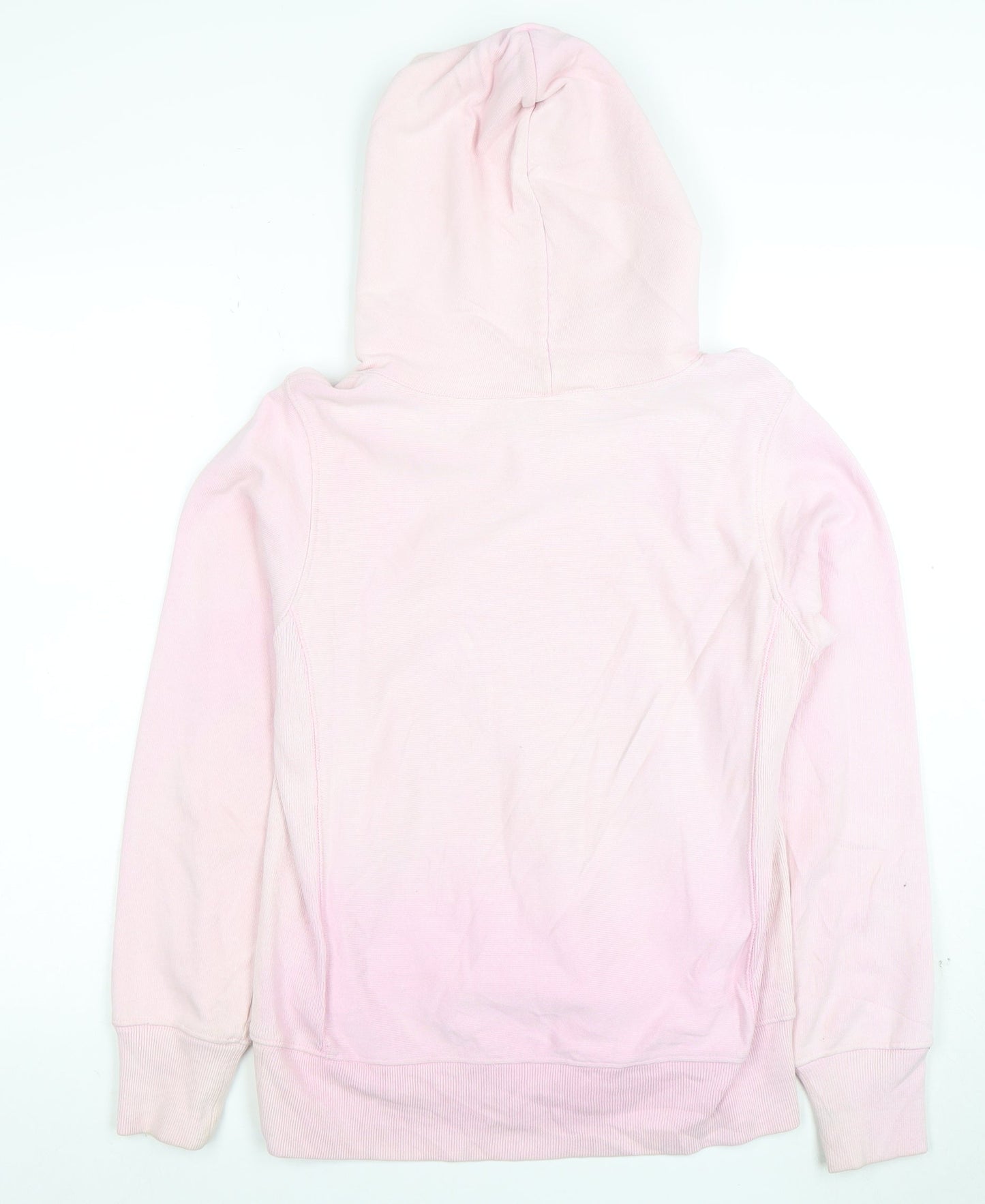 Champion Womens Pink Medium Pullover Hoodie Cotton Blend Casual