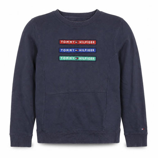 Tommy Hilfiger Boys Blue Crew Neck Pullover Sweatshirt 11-12 Years