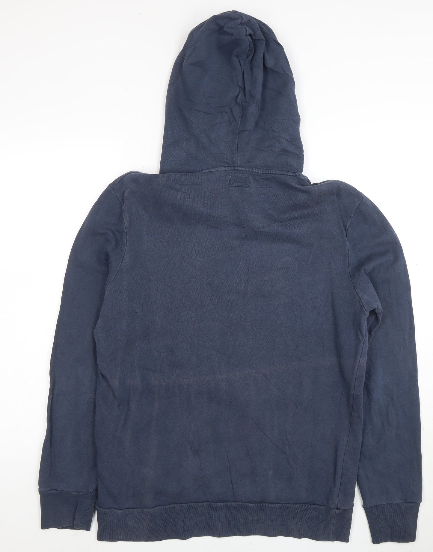 Levi's Men's Blue Pullover Hoodie M Logo Graphic Cotton Sweatshirt
