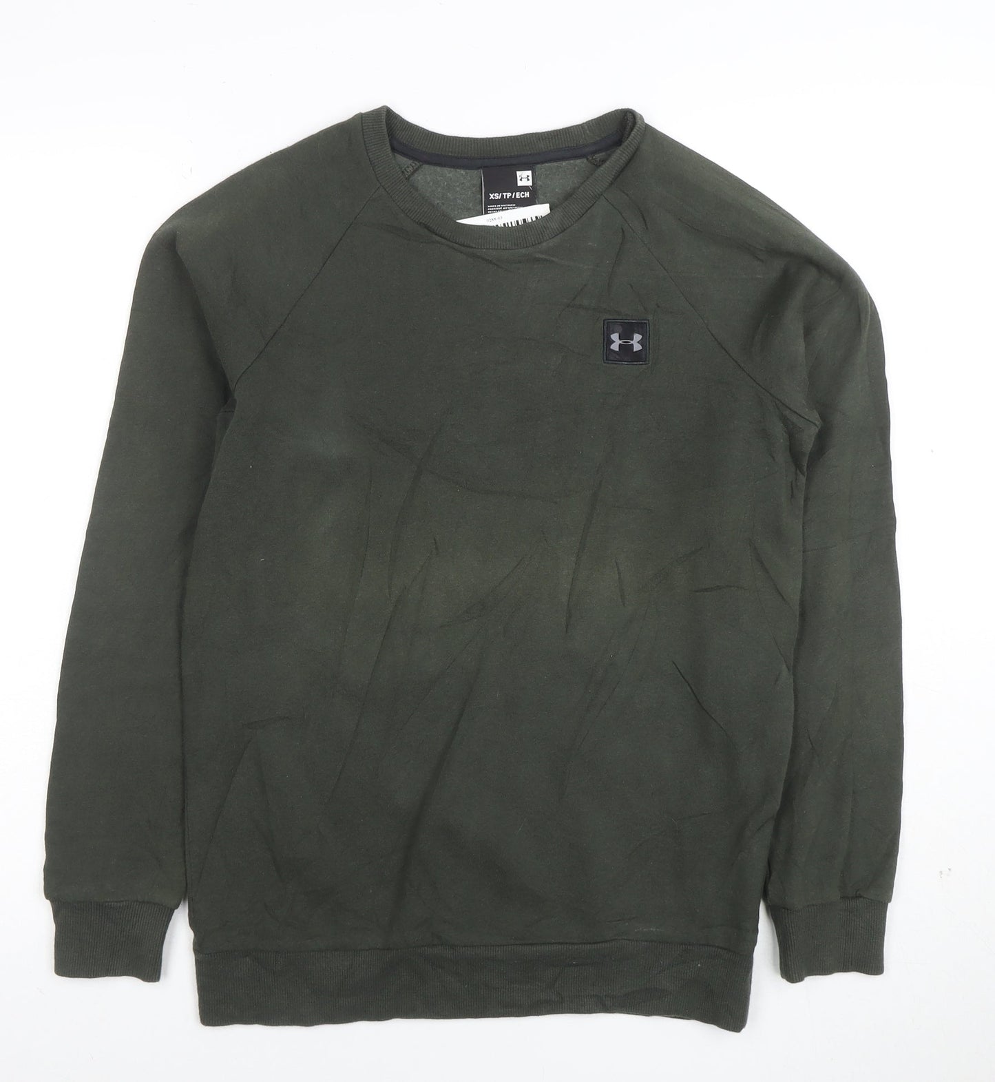Under Armour Men's Green XS Crew Neck Pullover Sweatshirt