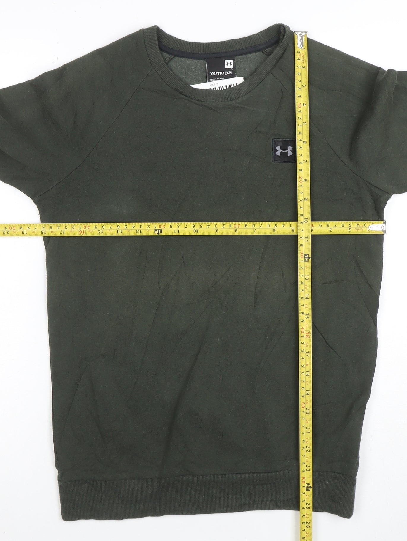 Under Armour Men's Green XS Crew Neck Pullover Sweatshirt