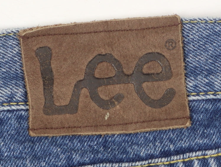 Lee Men's Blue Classic Straight Leg Denim Jeans Size 44x34