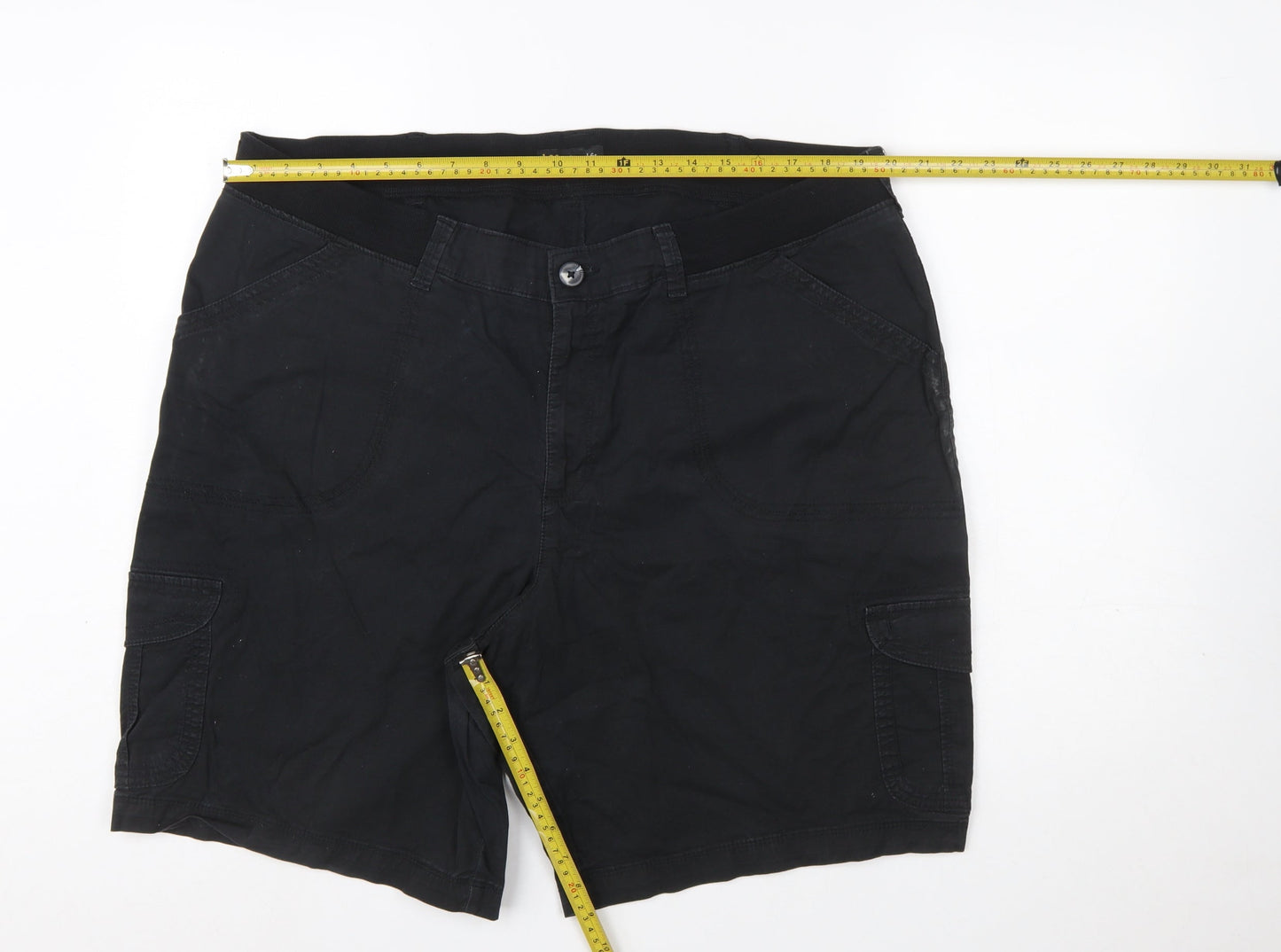 Lee Men's Black Cargo Shorts Relaxed Fit 2XL Cotton Blend