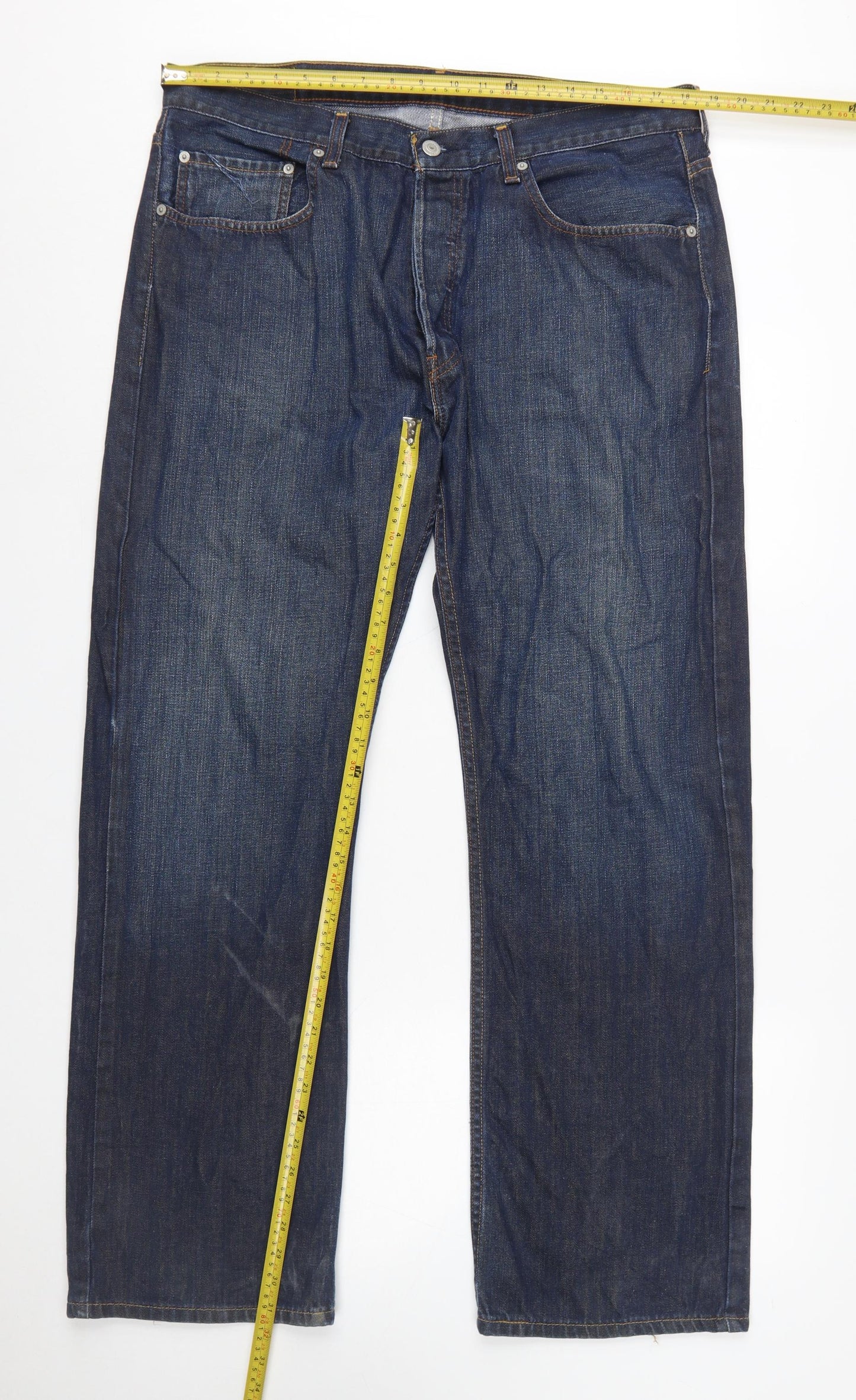 Levi's 758 Men's Blue Straight Fit Denim Jeans W36 L32