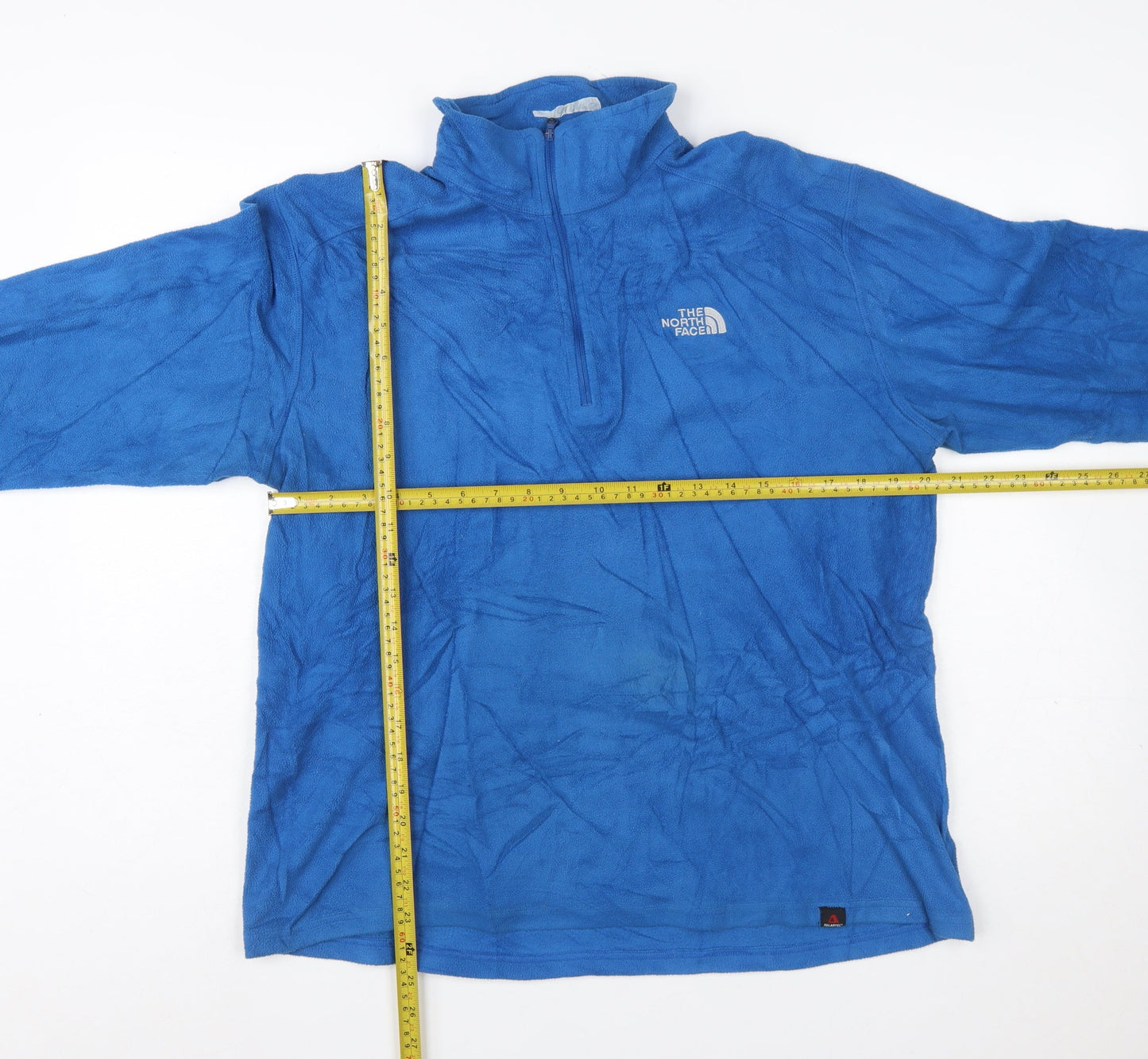 The North Face Men’s Blue Fleece 1/4 Zip Pullover Sweatshirt M