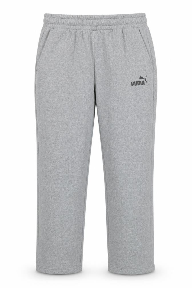 Puma Men Grey 2XL Regular Fit Sweatpants Cotton Blend