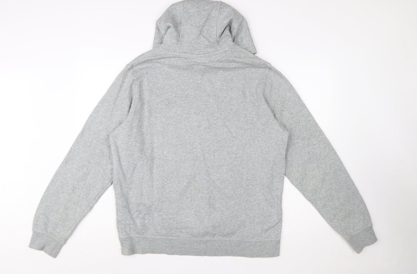 Nike Women’s Grey Pullover Hoodie L Cotton Blend Casual