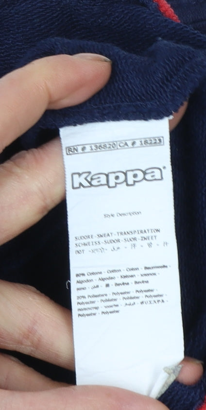 Kappa Men's Blue FC Grenoble Pullover Sweatshirt XL