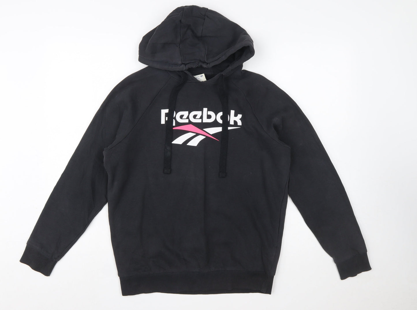 Reebok Classic Women's Black Small Pullover Hoodie Sweatshirt