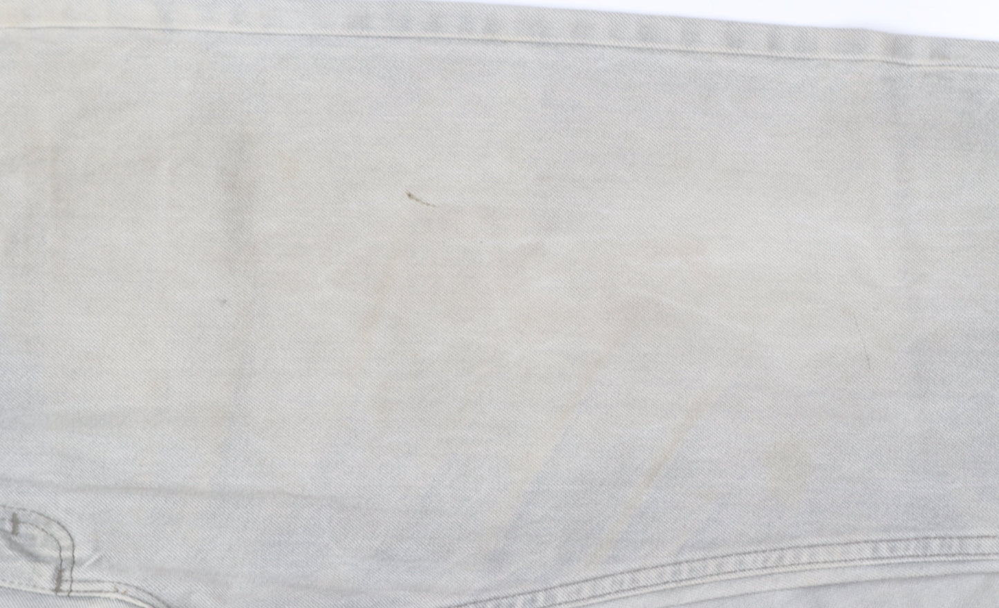 Lee Men's Grey Regular Fit Straight Jeans 34x32 Denim