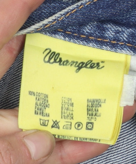 Wrangler Men's Blue Texas Straight Leg Jeans W34 L32 Cotton Denim