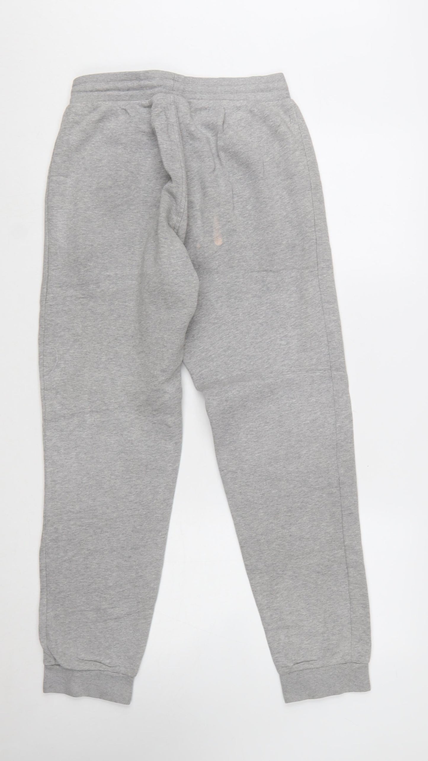 Adidas Men's Grey Jogger Sweatpants S Regular Fit Cotton Blend