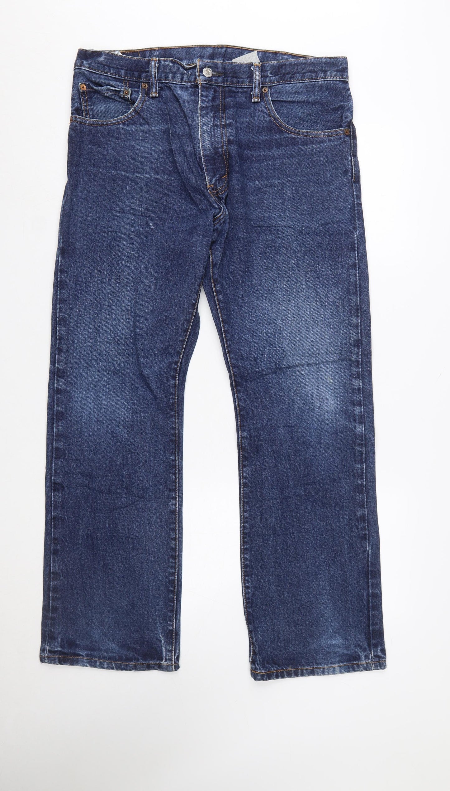 Levi's 517 Men's Blue Straight Denim Jeans W34 L30 Classic Fit