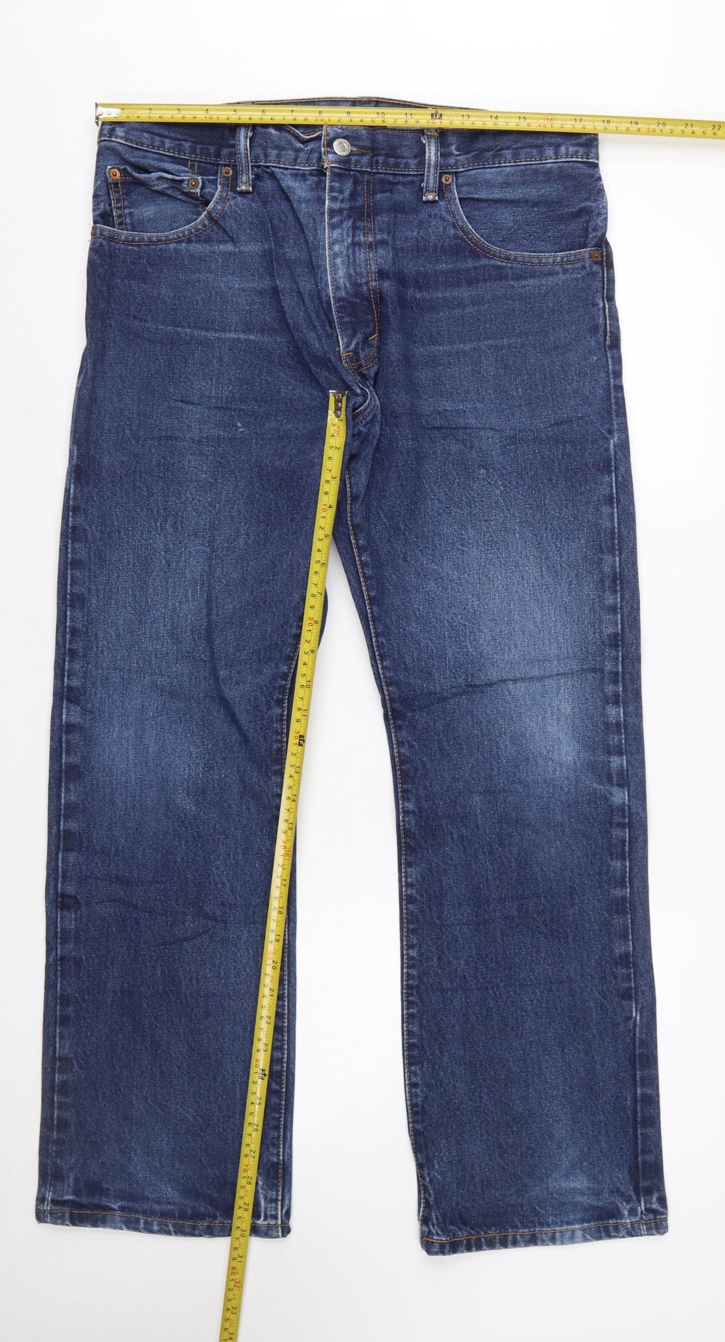 Levi's 517 Men's Blue Straight Denim Jeans W34 L30 Classic Fit