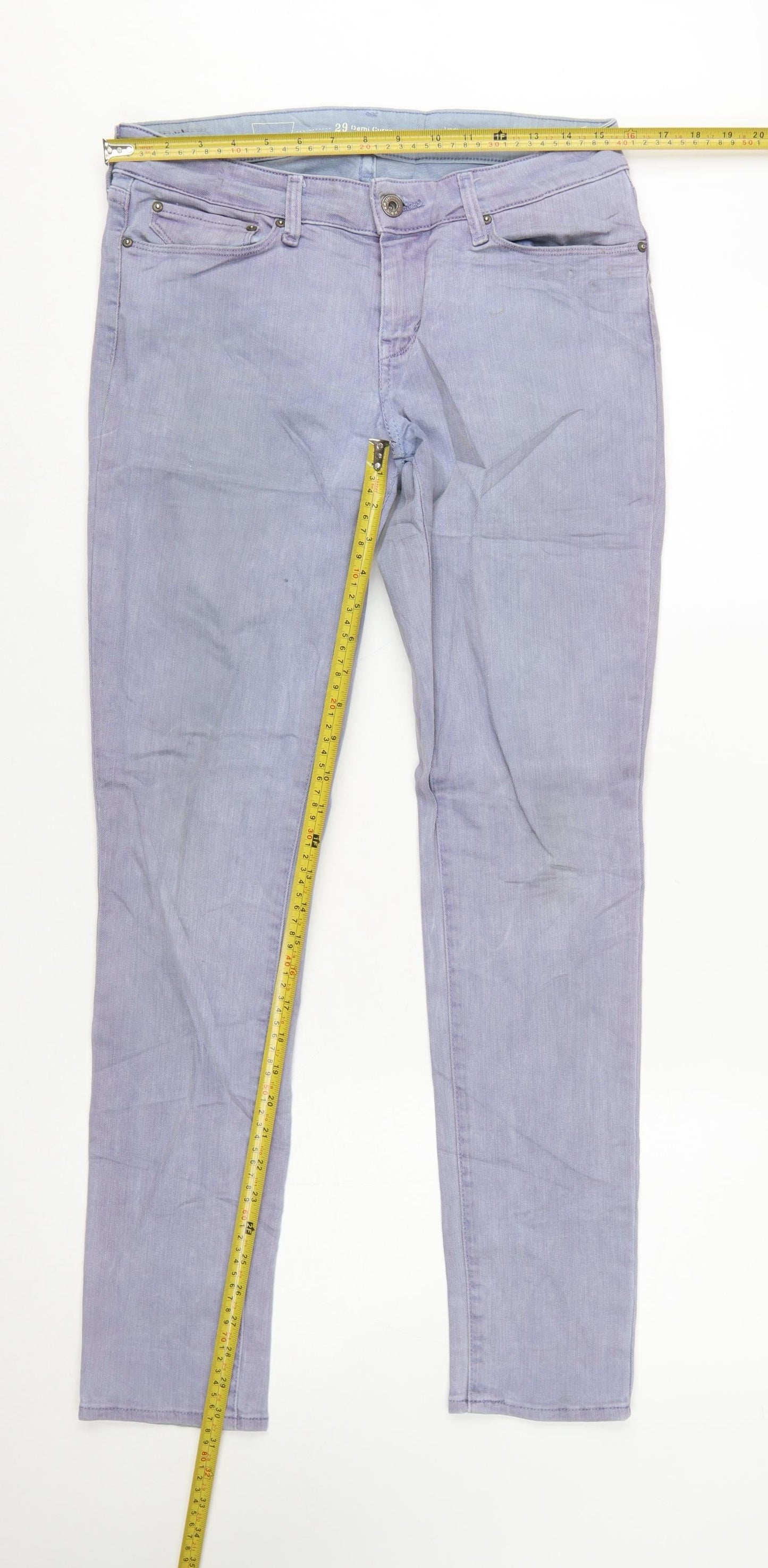 Levi's Women's Purple Demi Curve Skinny Jeans Size 12