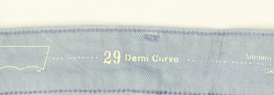 Levi's Women's Purple Demi Curve Skinny Jeans Size 12