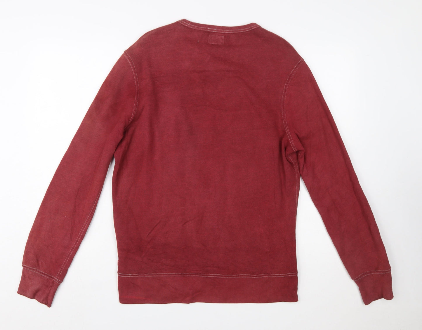 Levi's Men's Red Crew Neck Pullover Sweatshirt Size S