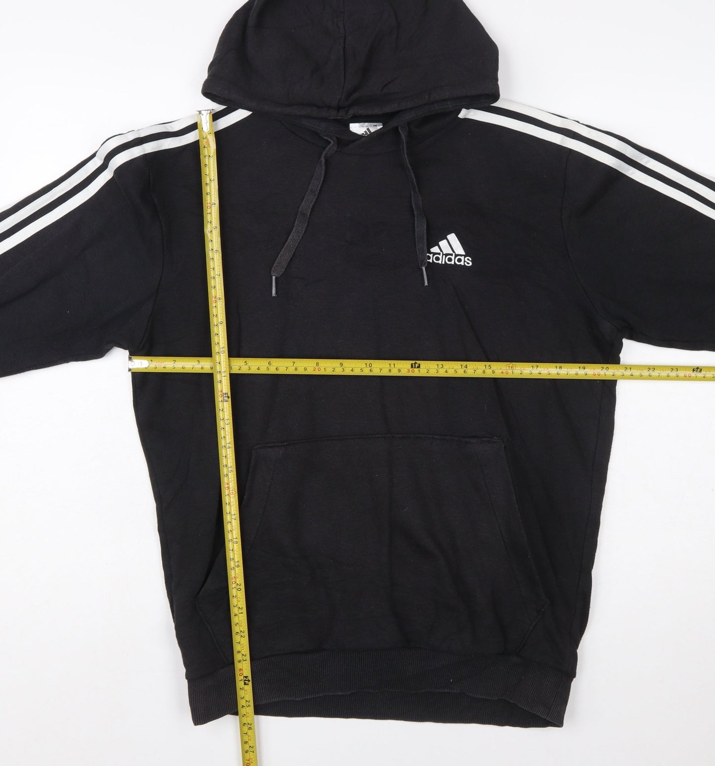 Adidas Men's Black Pullover Hoodie Size S Sports Fleece