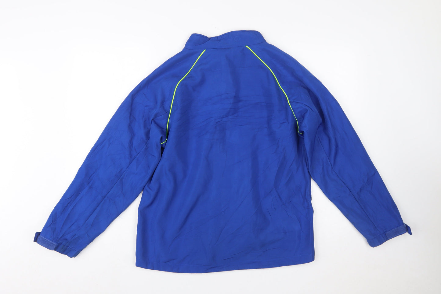 Fila Women's Blue Lightweight Windbreaker Jacket L 14/16 Polyester