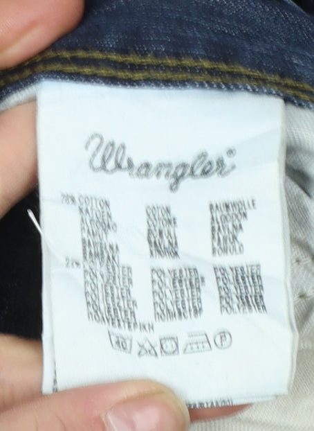 Wrangler Men's Blue Regular Fit Straight Leg Jeans W40 L32