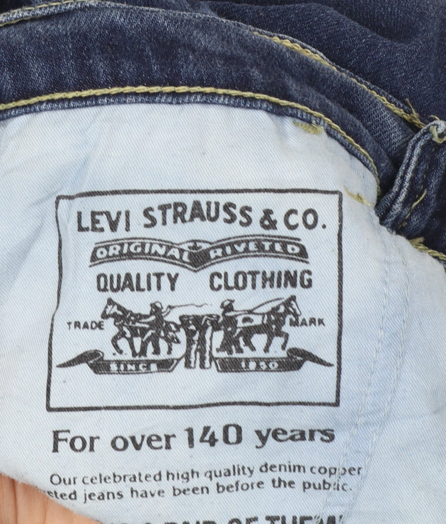 Levi Strauss & Co. Men's Blue Straight Leg Denim Jeans Size 26x30