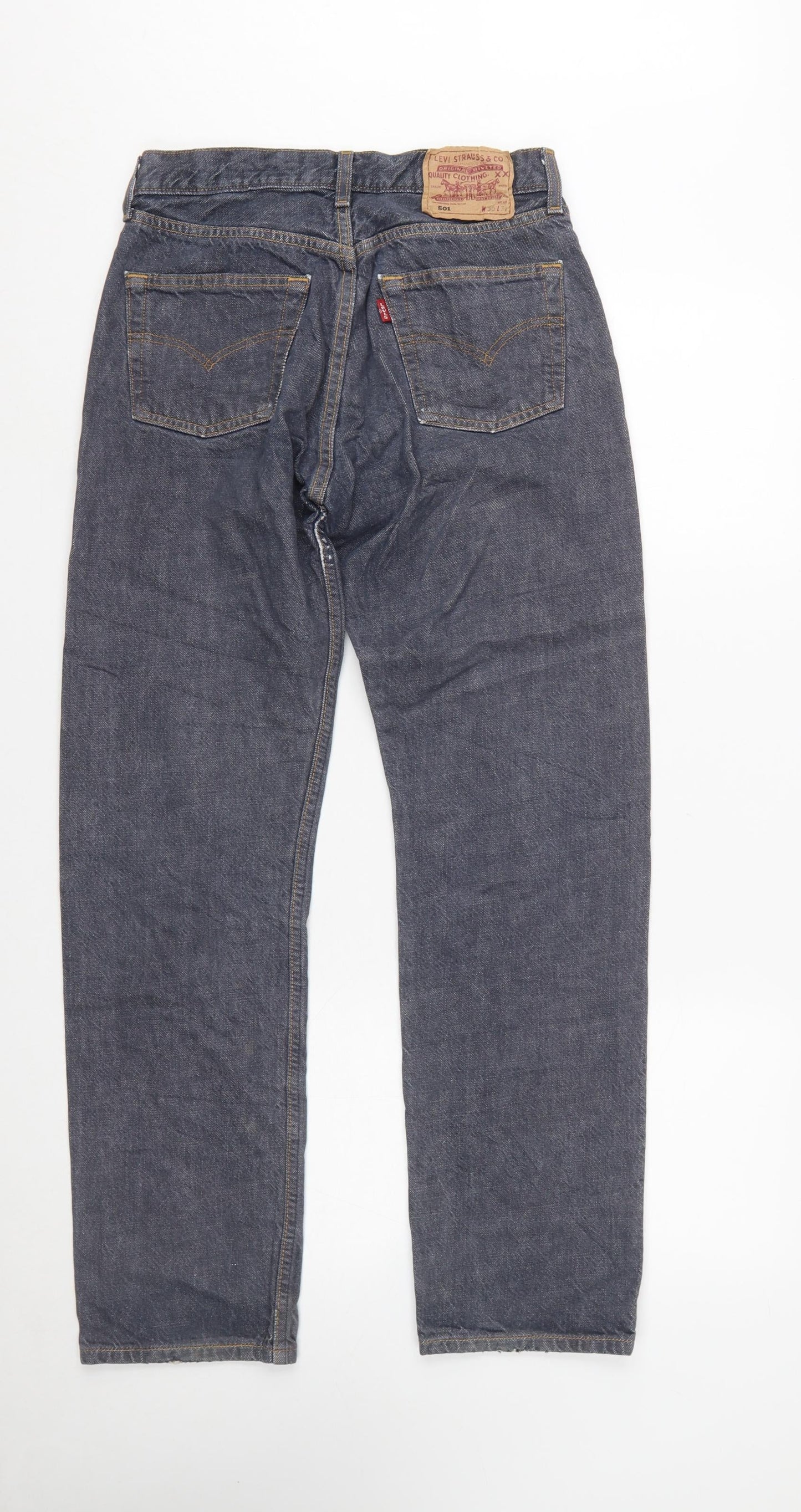 Levi’s 501 Men’s Blue Straight Denim Jeans W30 L32 Classic Fit