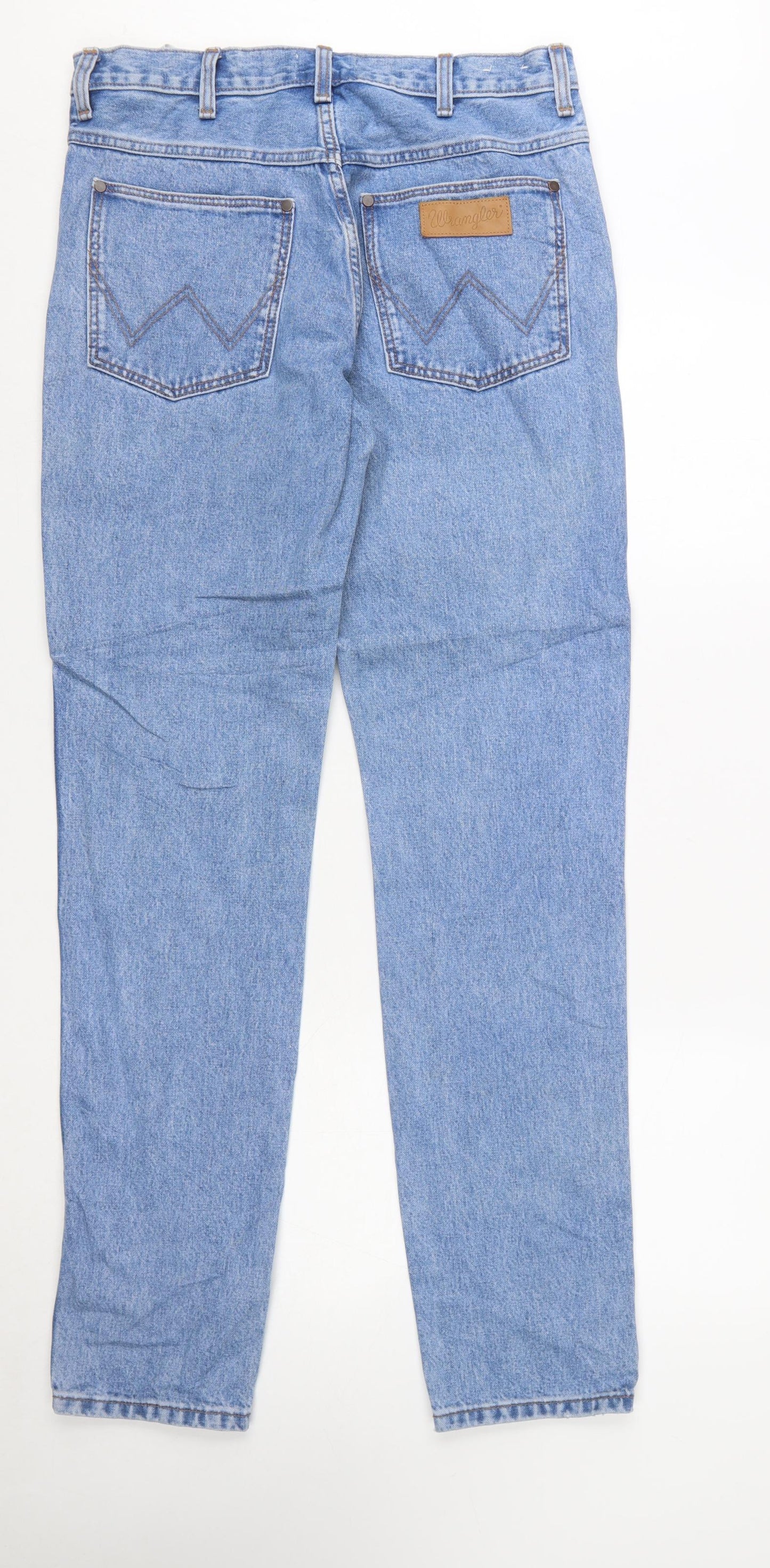 Wrangler Men’s Blue Tapered Denim Jeans 31x34 Classic Fit