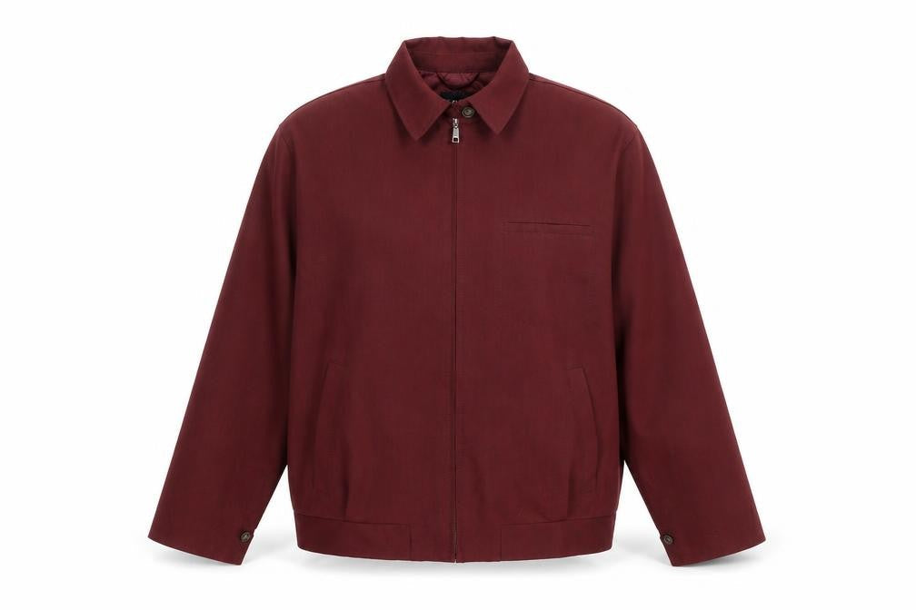Zara Women Burgundy Single-Breasted Suit Jacket S