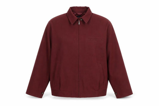 Zara Women Burgundy Single-Breasted Suit Jacket S