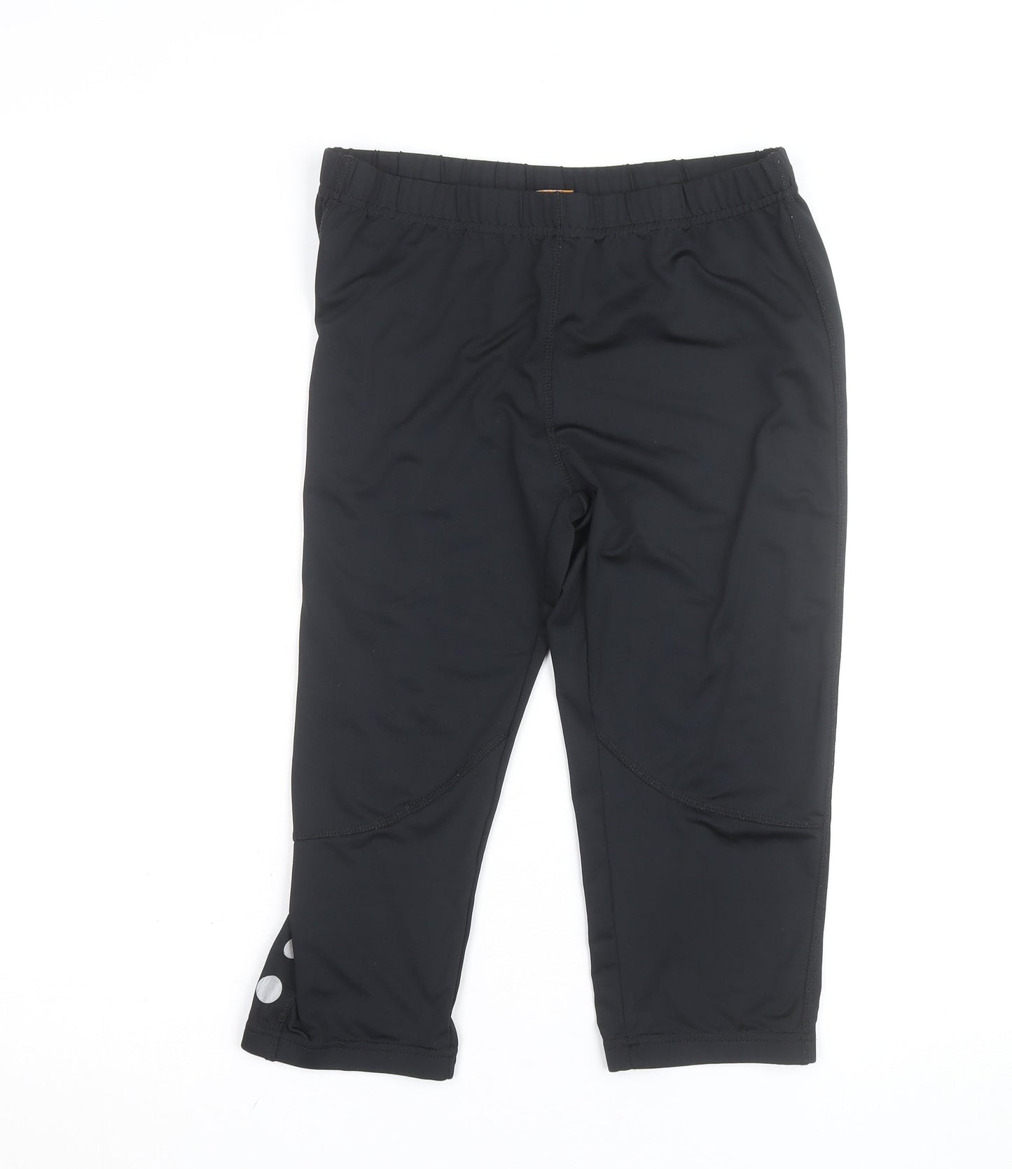 Crivit Women's Black Capri Activewear Trousers Size 14 Quick Dry