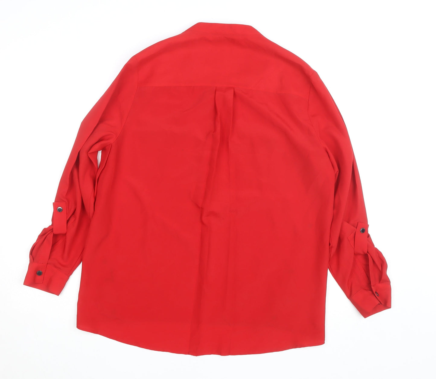 Star by Julien Macdonald Red Women's Size 12 Tunic Blouse