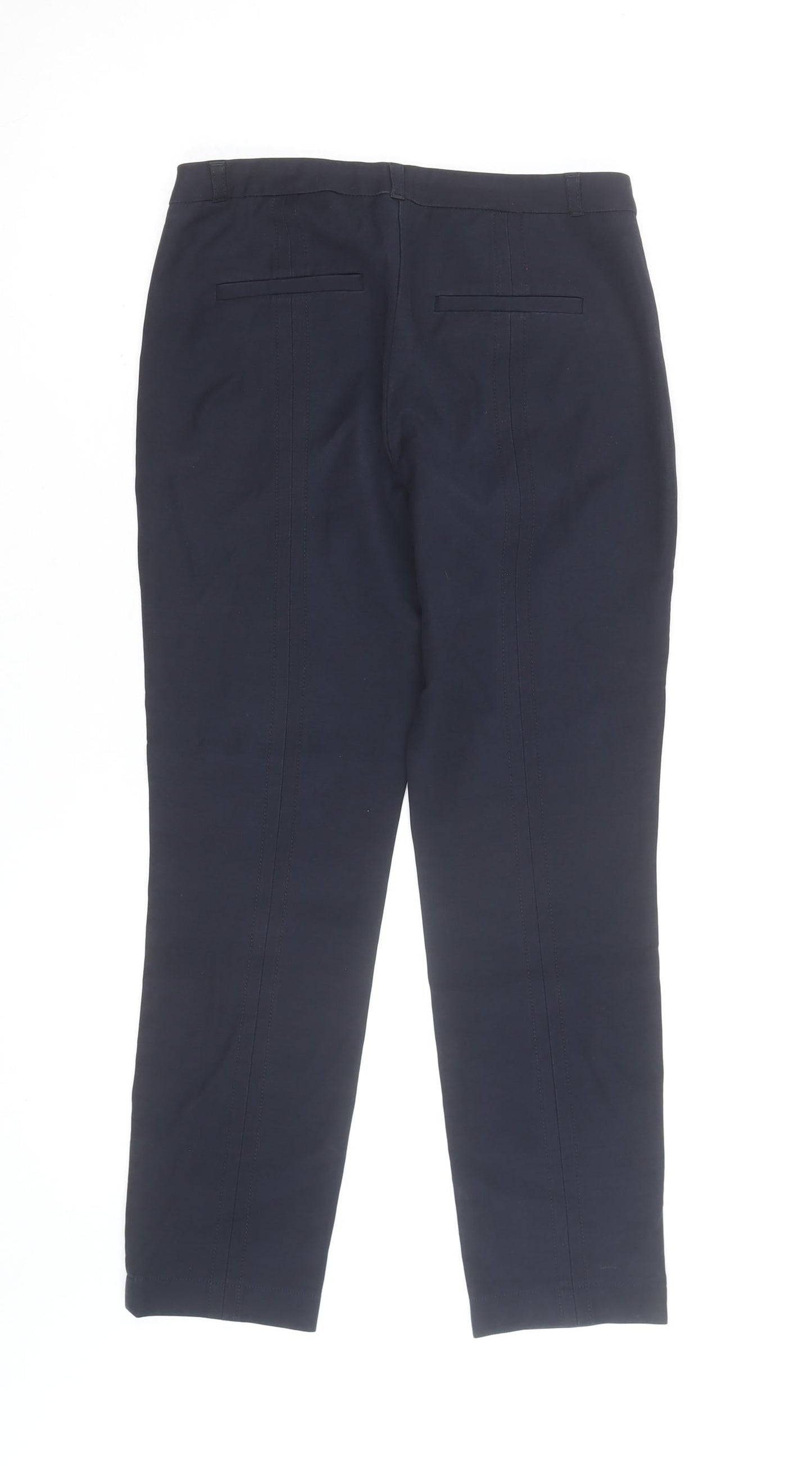 Taifun Women Blue Skinny Stretch Trousers Size 8 Slim Fit