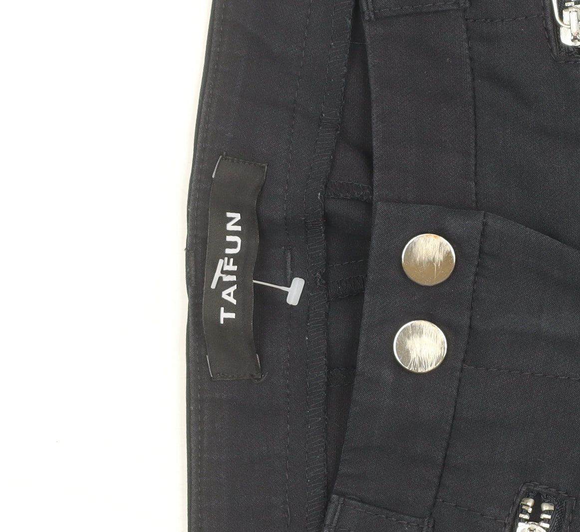 Taifun Women Blue Skinny Stretch Trousers Size 8 Slim Fit