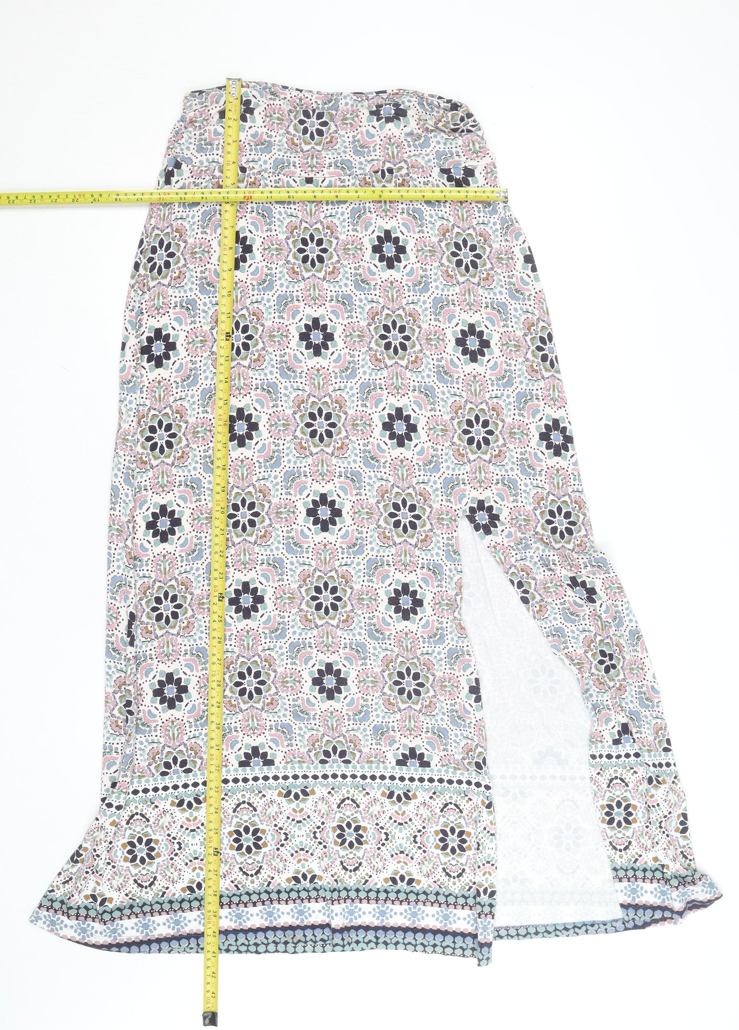Artisan NY Women's Multicoloured Midi Wrap Cotton Skirt Size M