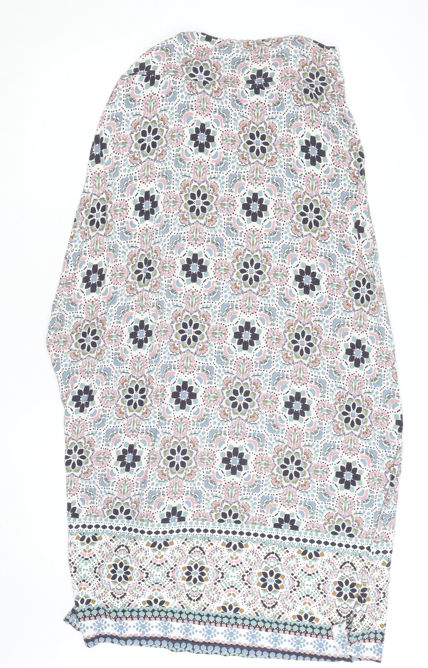 Artisan NY Women's Multicoloured Midi Wrap Cotton Skirt Size M